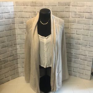 NWT Matty M long open front cardigan small
